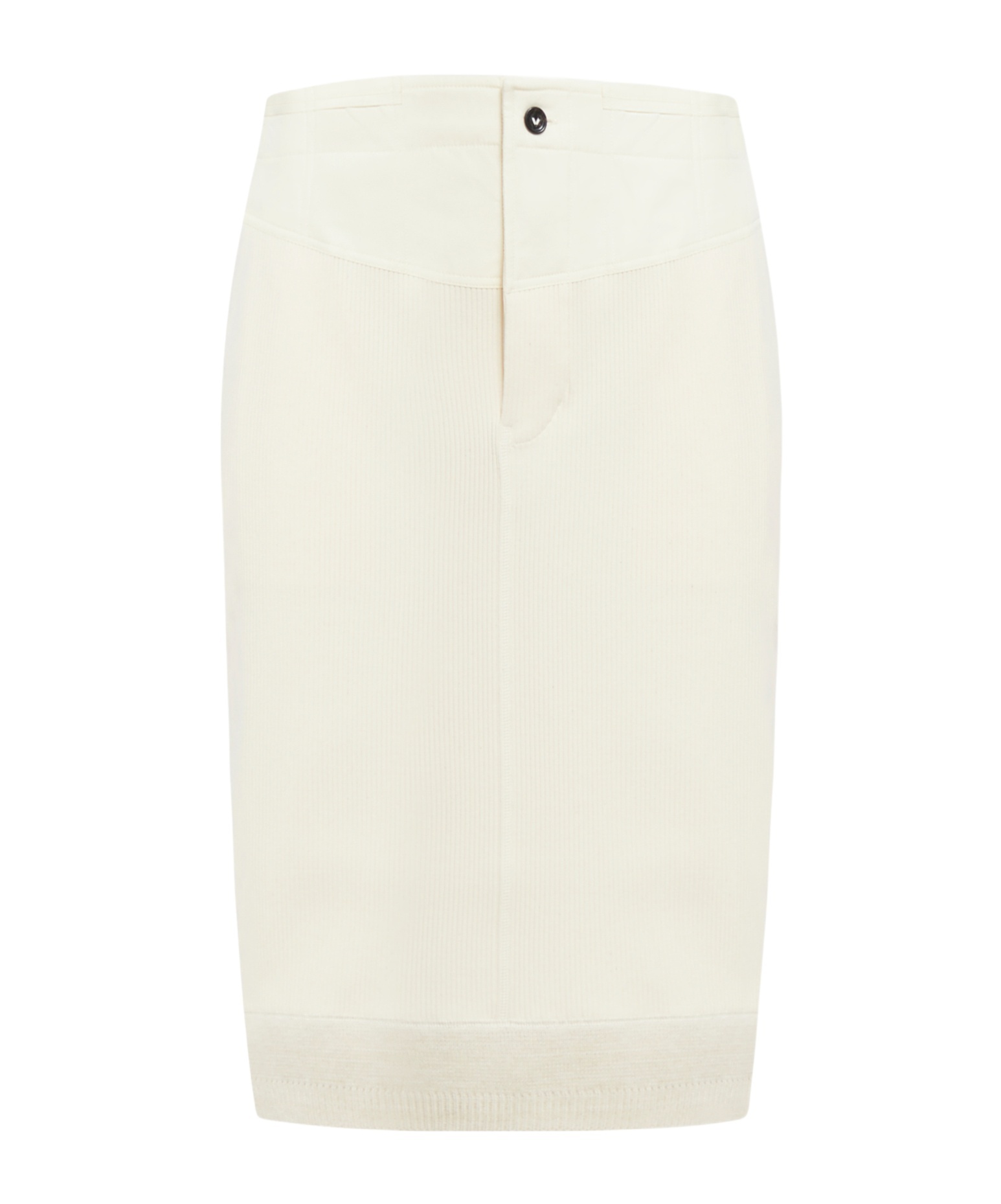 Bottega Veneta Rib Knitted Skirt In White