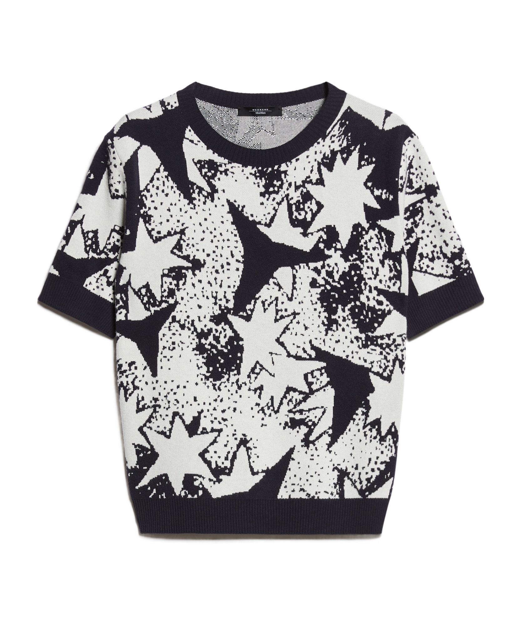Weekend Max Mara Short-sleeved T-shirt In Black