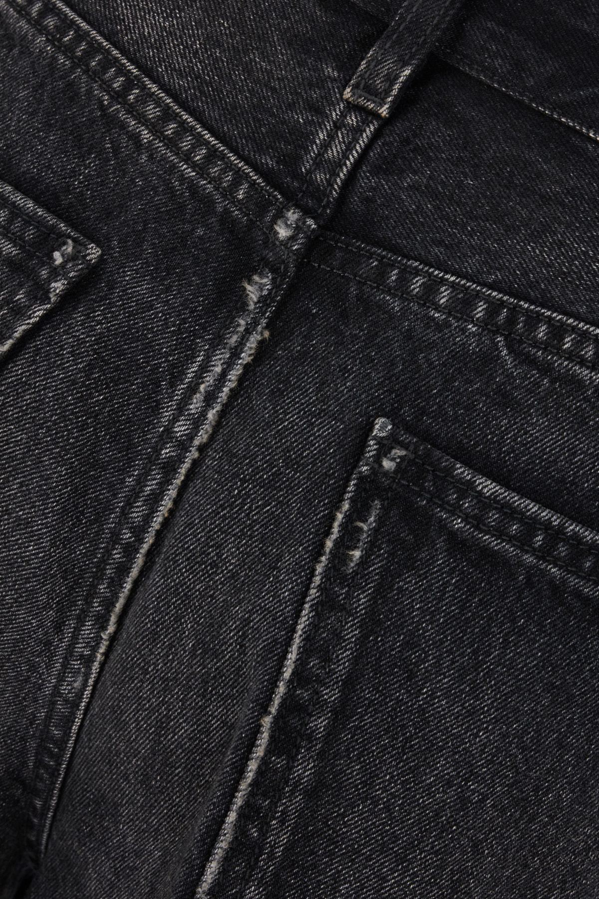 Ferragamo Denim Jeans Waist Loops Pockets Stonewashed Cotton In Black