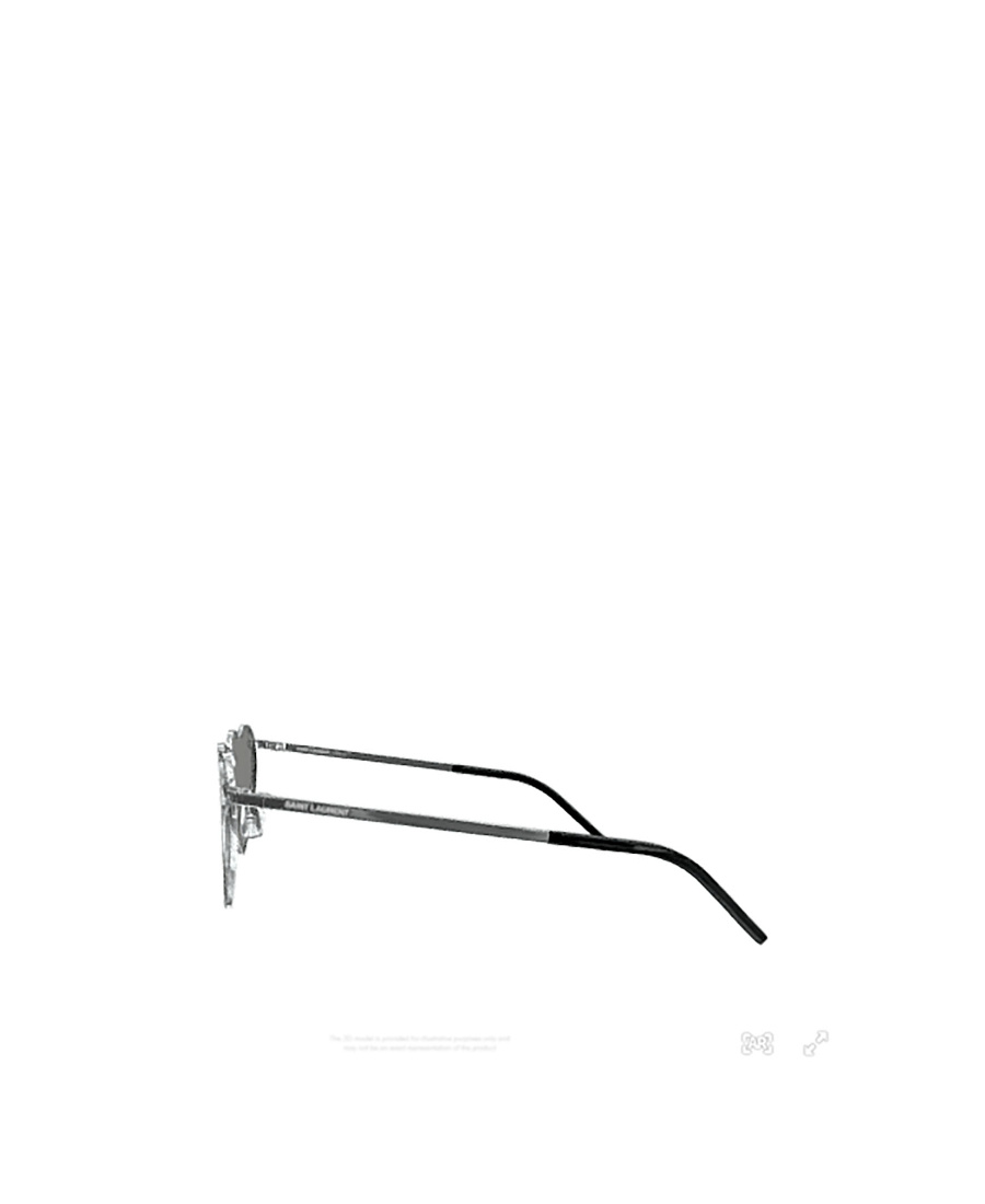 Saint Laurent Loulou Heart-frame Sunglasses In Gray