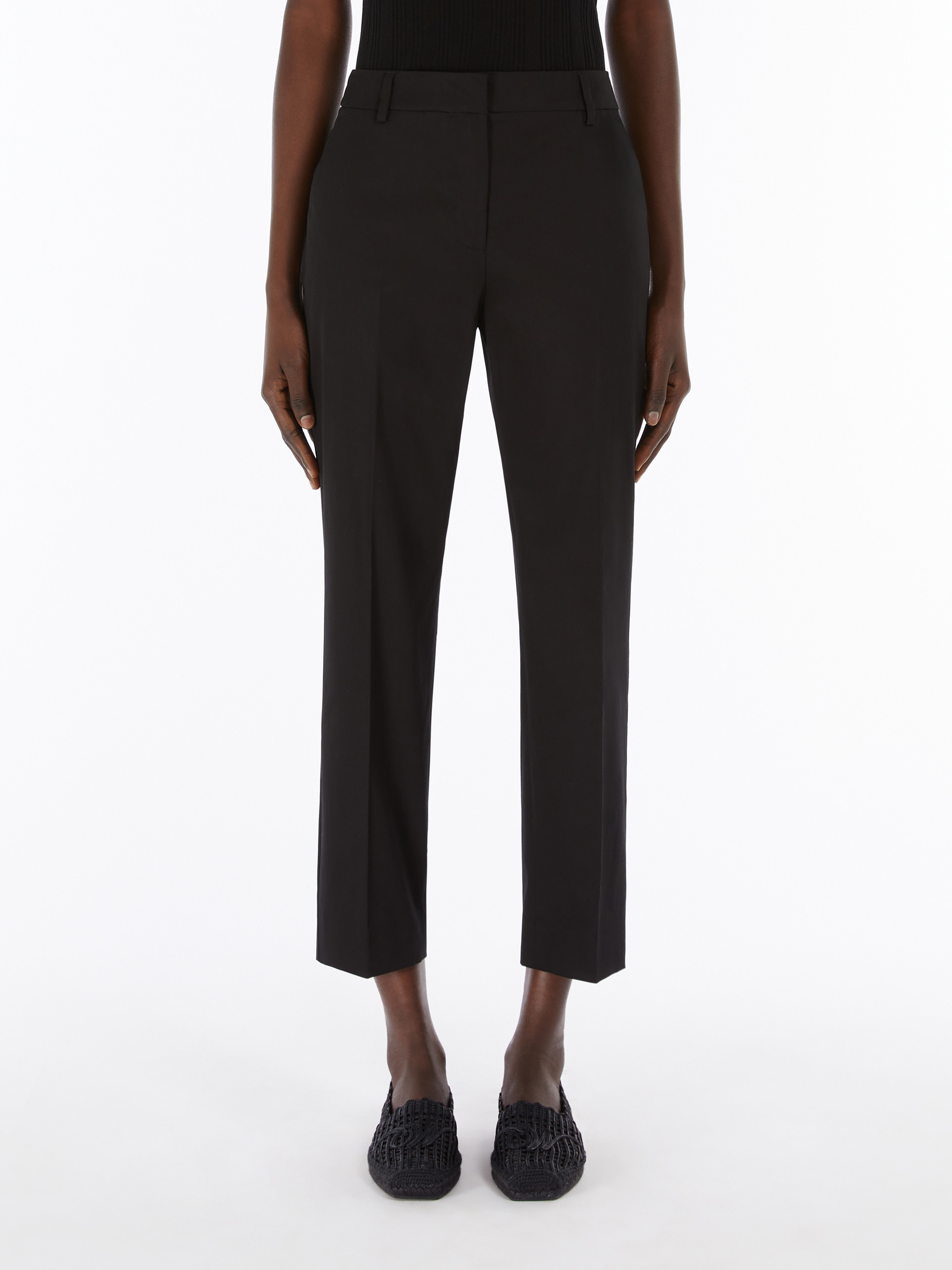 Weekend Max Mara Belt Loops Slacks In Black
