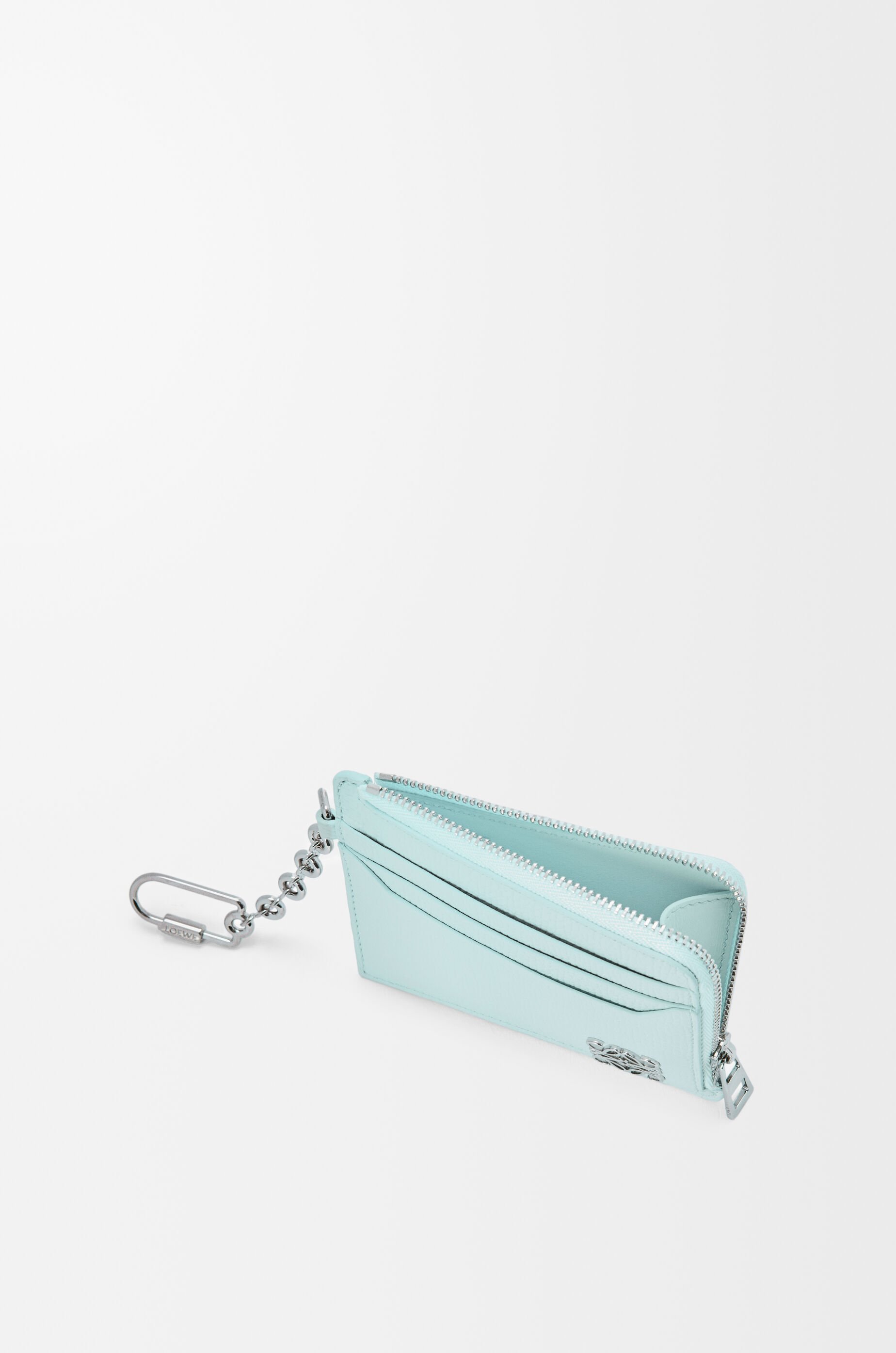 Loewe Anagram Card Holder In Blue