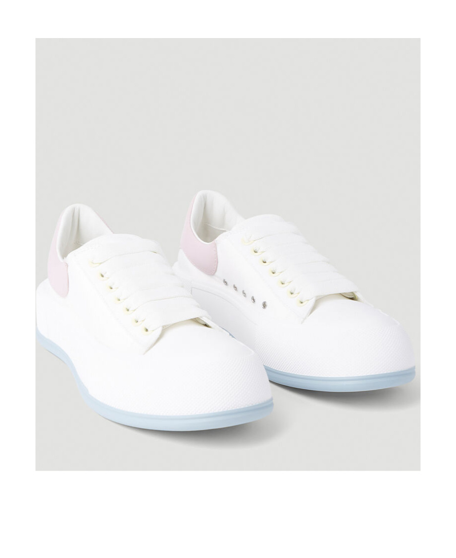 Alexander Mcqueen Deck Plimsoll Low-top Sneakers In White