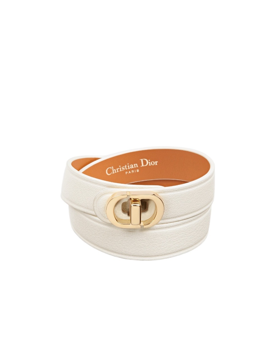 Dior 30 Montaigne Two-handed Chain In White