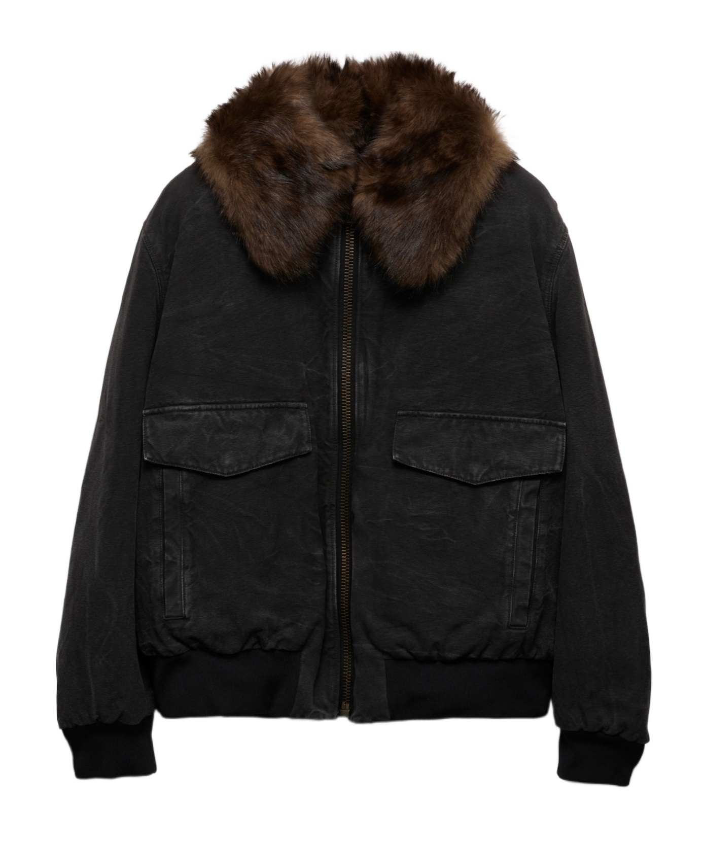 Prada Canvas Outerwear Jacket For Men In Black