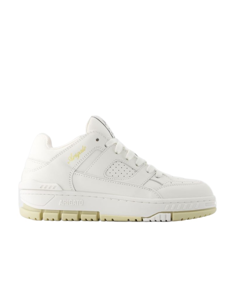 Axel Arigato Perforated Round Toe Sneaker With Recycled Dustbag In White
