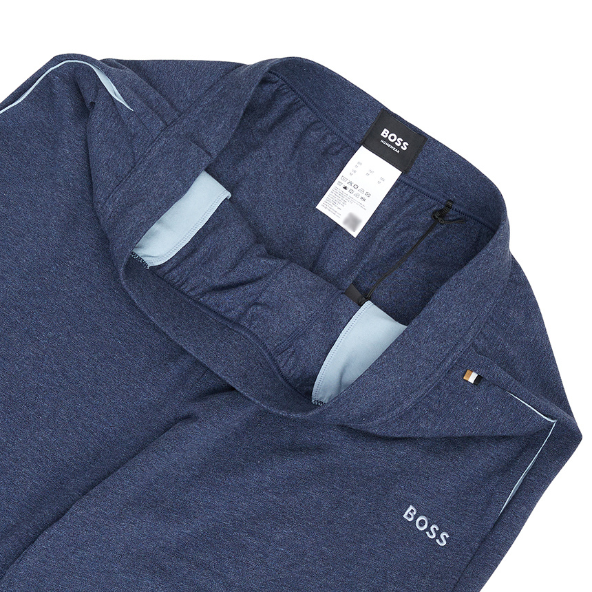 Hugo Boss Elastic Waist Track Pants In Blue