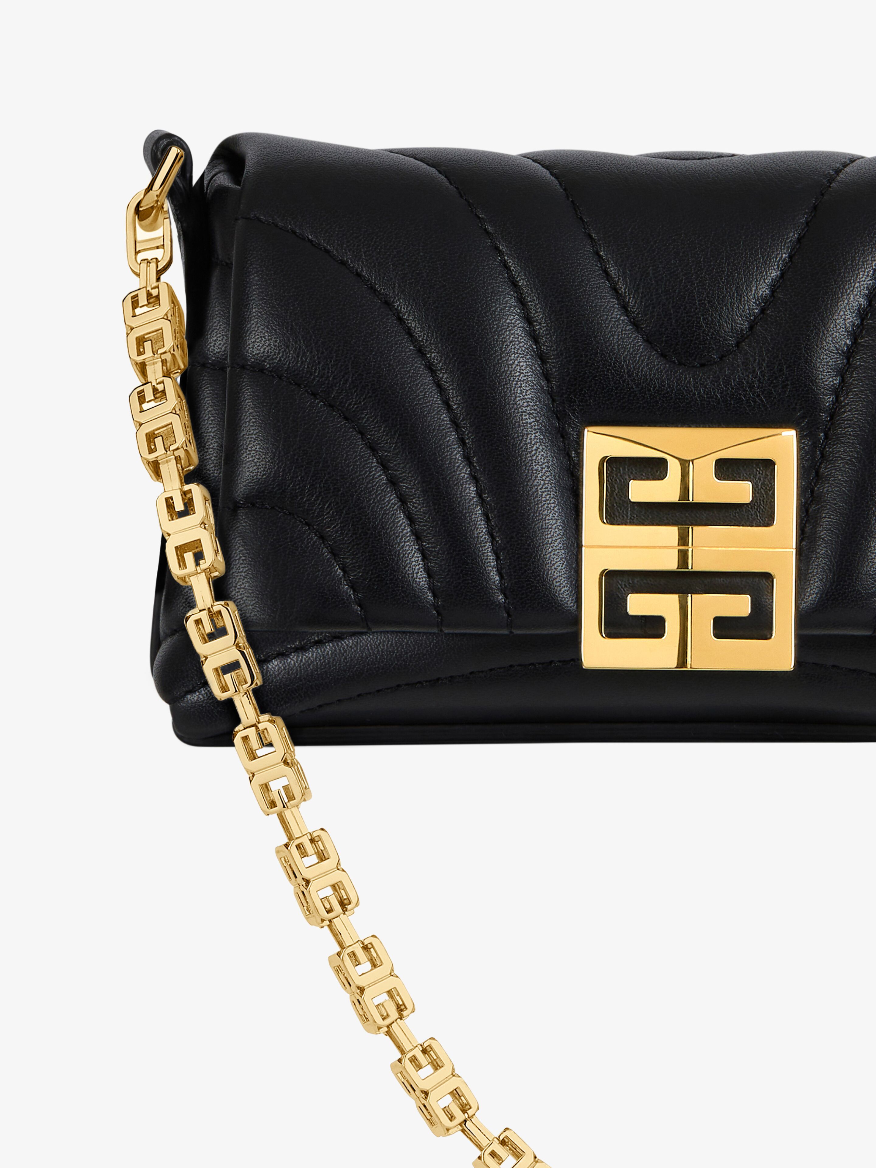 Givenchy Micro 4g Soft Shoulder Bag In Black