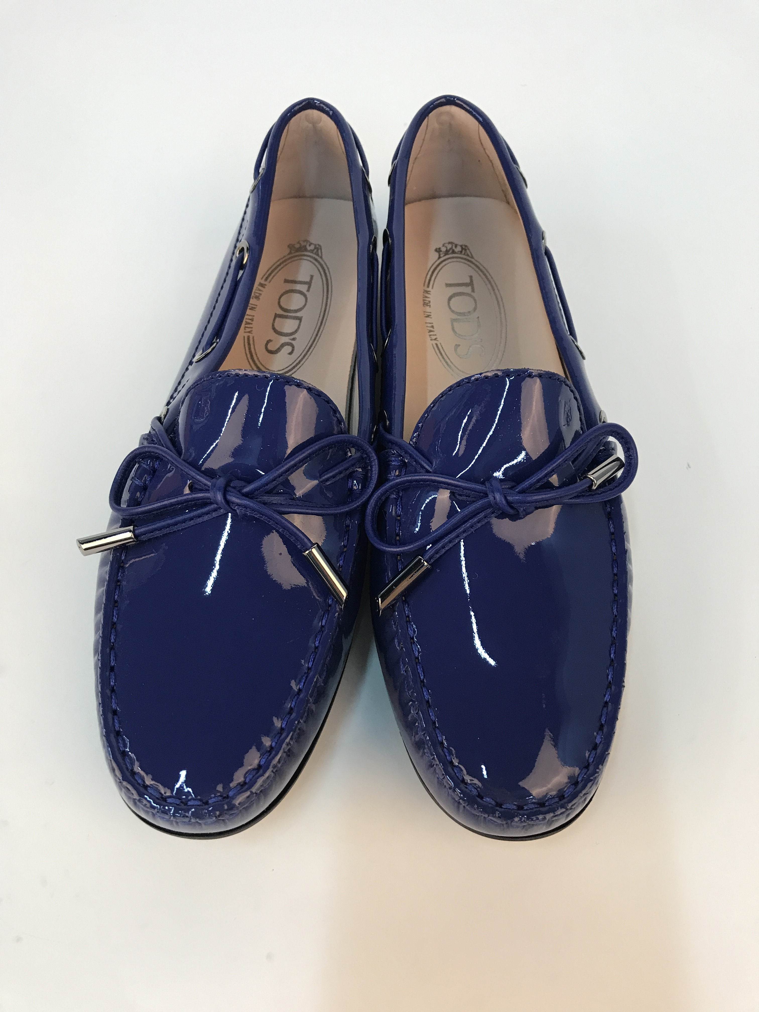 Tod's Logo Details Loafers In Blue