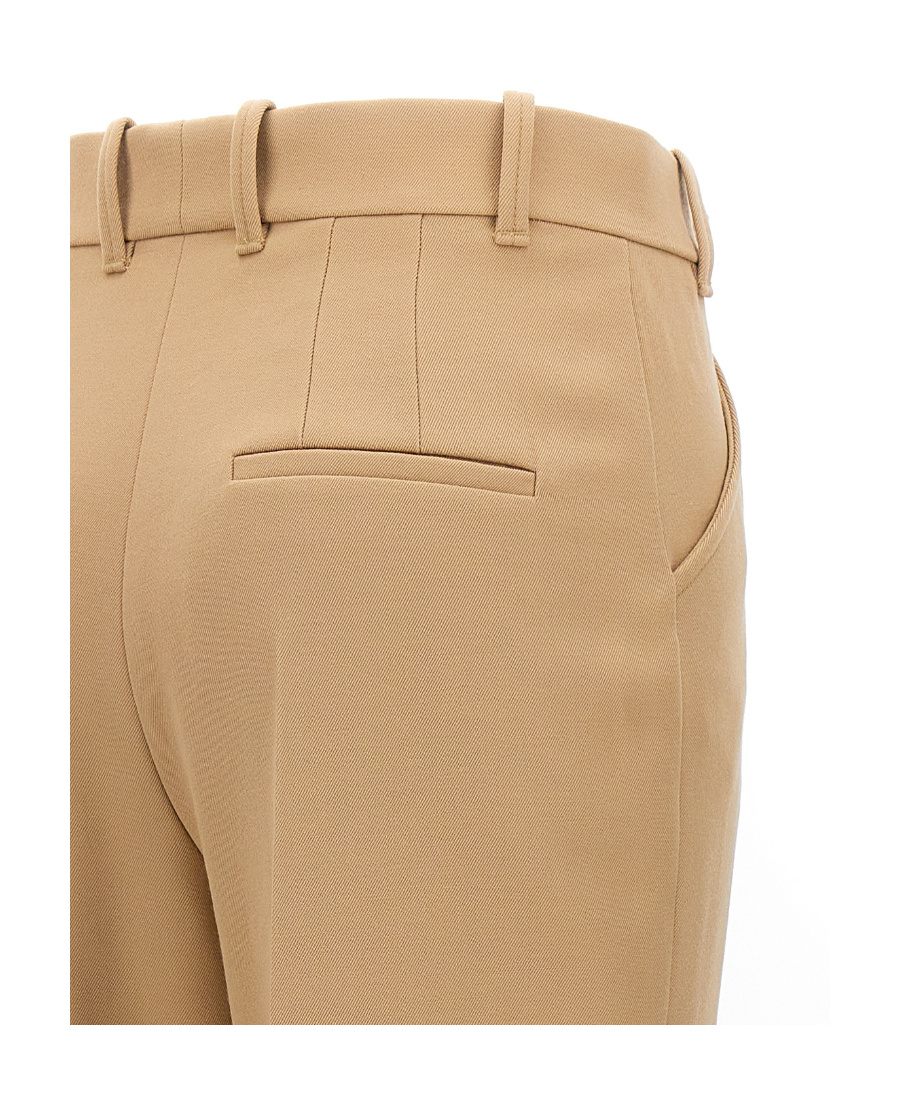 Chloé Beige Flared Pants In Nude