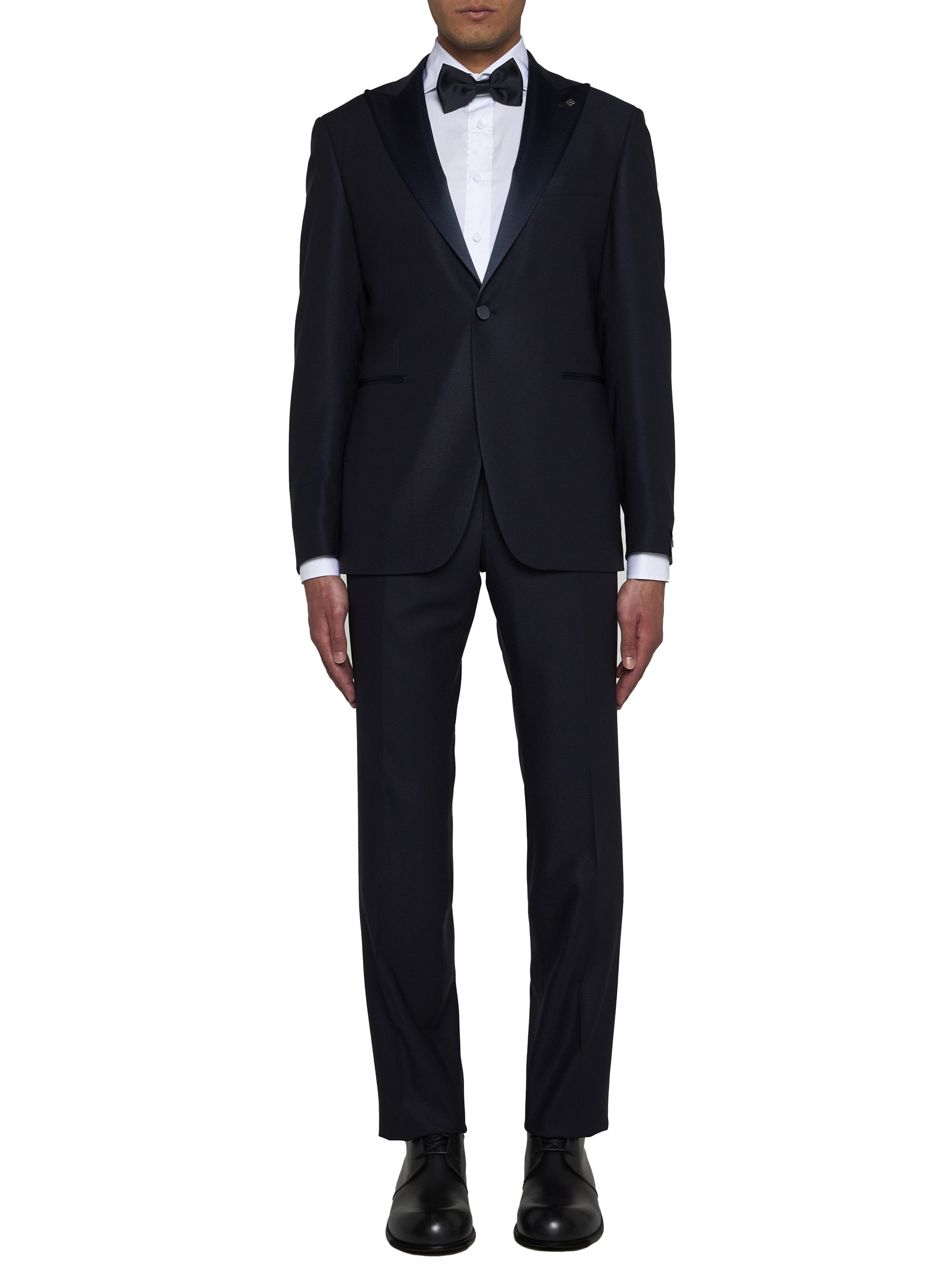 Tagliatore Single-breasted Suit In Black