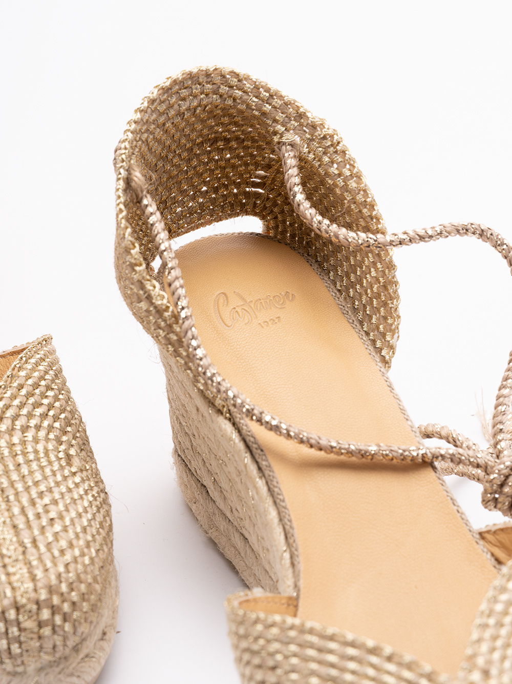 Castaã±er Castañer Cora/6/256 Wedge Espadrilles In Brown