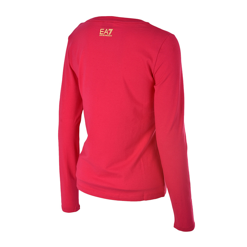 Ea7 Classic Logo T-shirt In Red