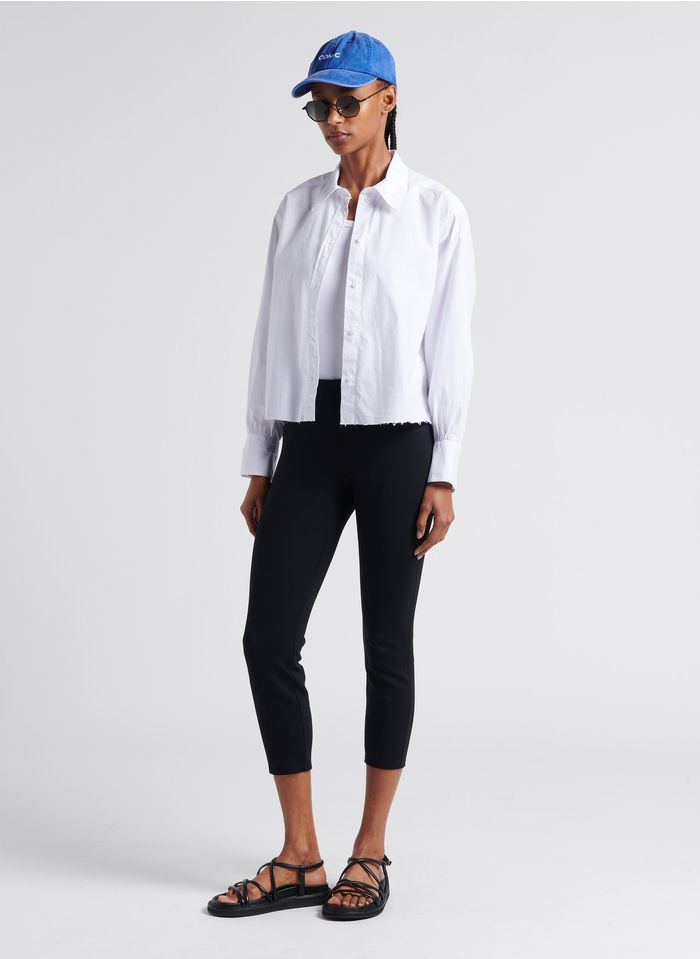 Theory High Waist Leggings In Black
