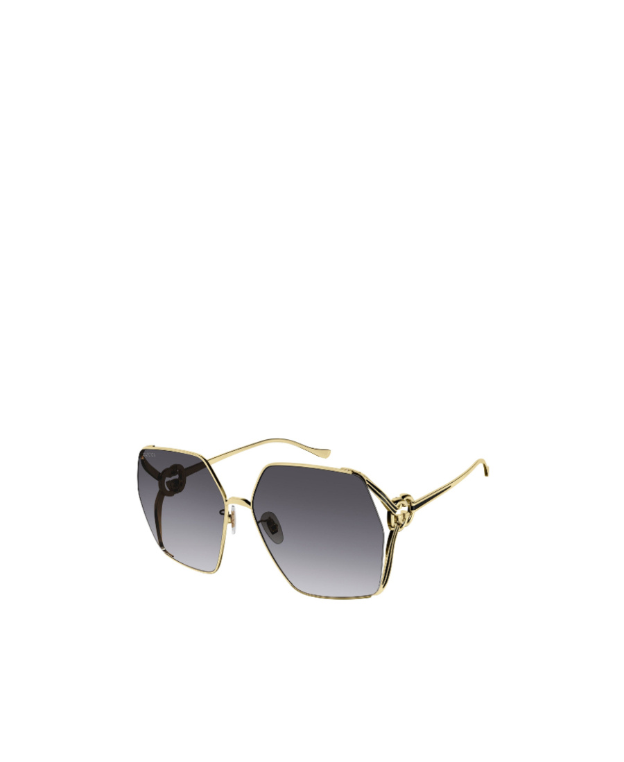 Gucci Interlocking-g Square-frame Sunglasses In Black