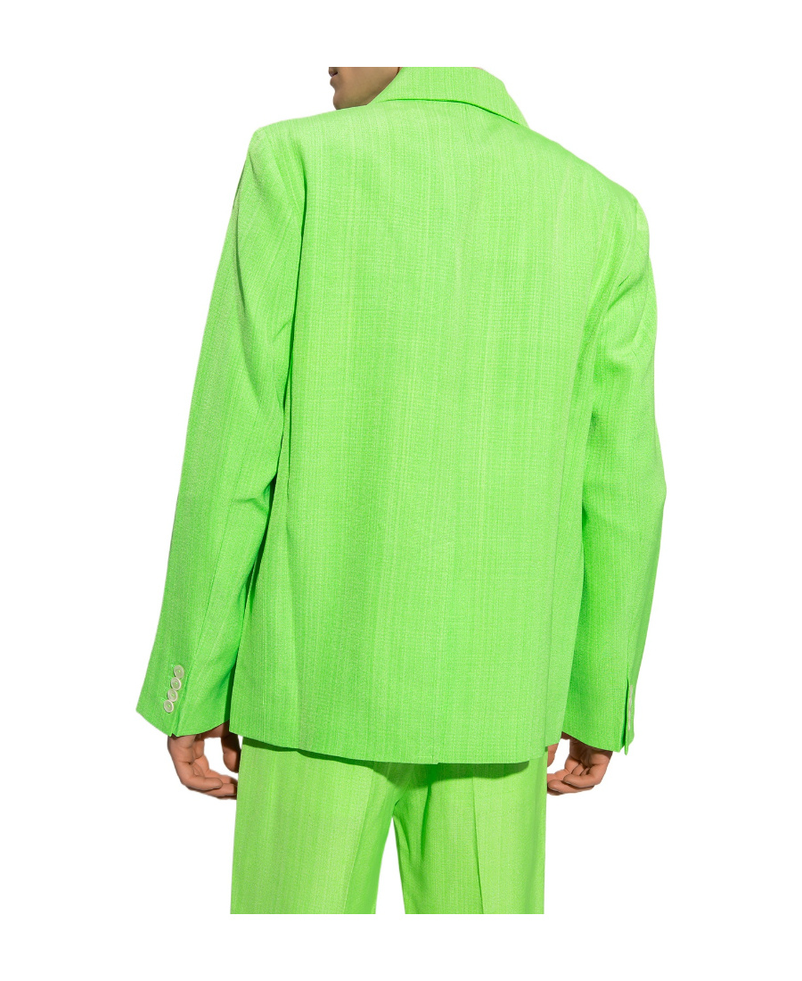 Jacquemus Single-breasted Suit Jacket In Green