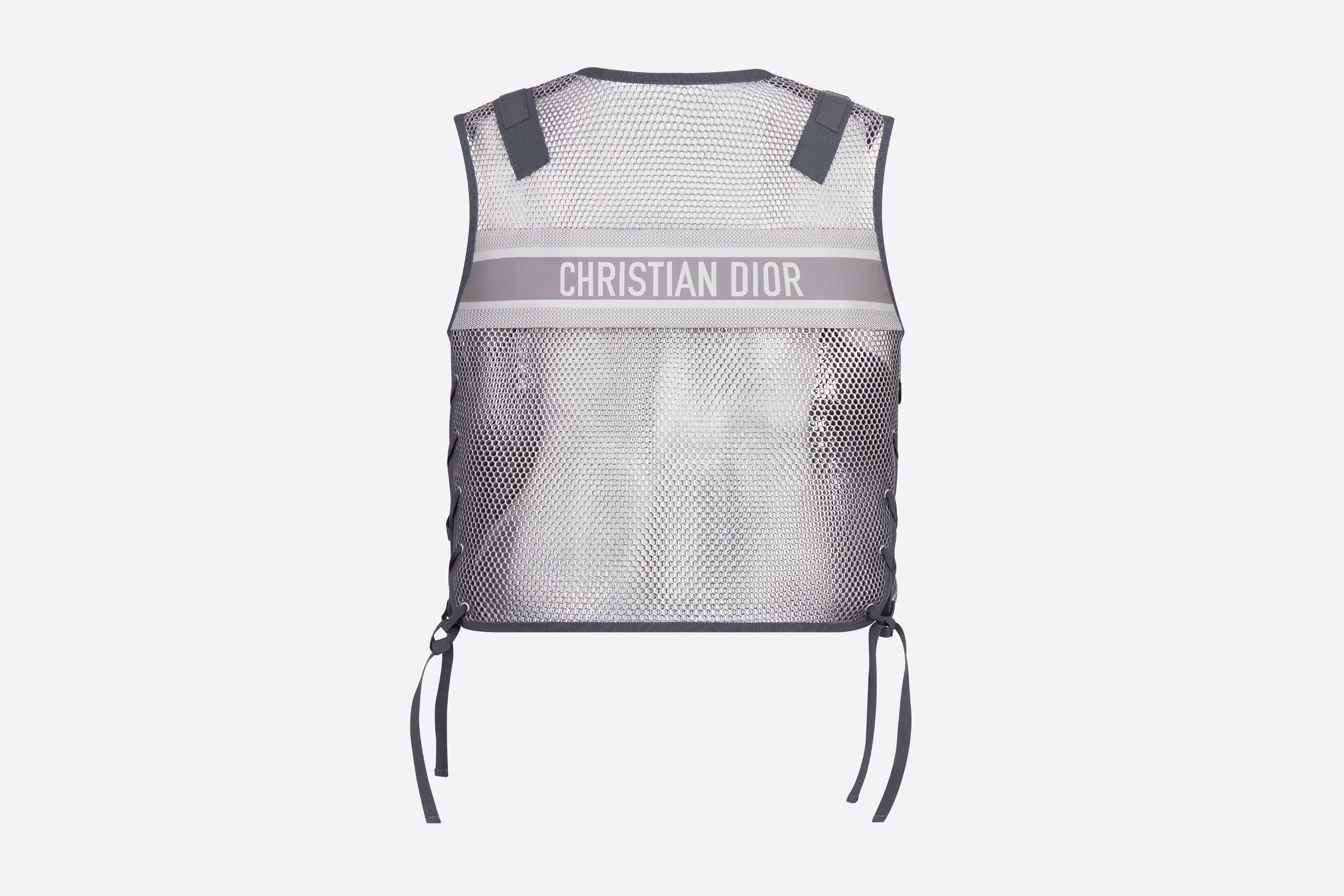 Dior Sleeveless Casual Jacket In White