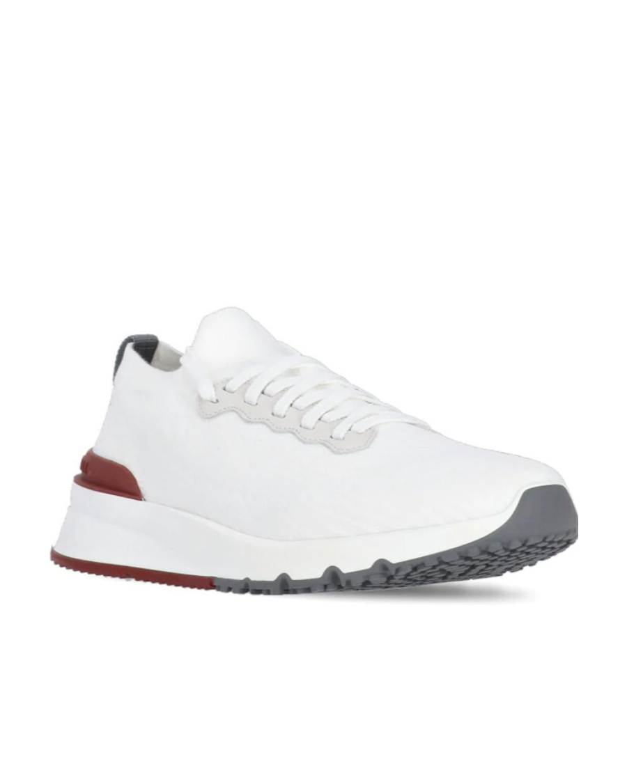 Brunello Cucinelli Leather Low-top Sneakers In White