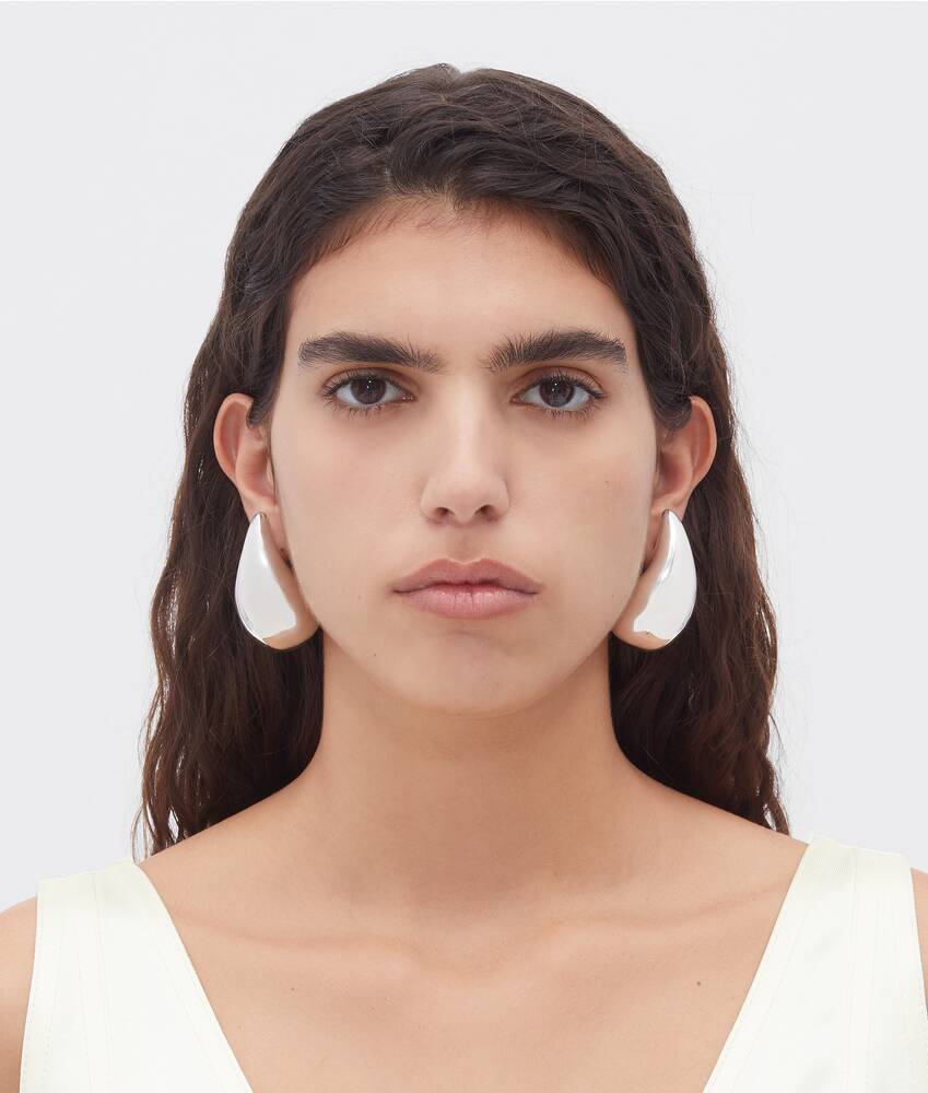 Bottega Veneta Women Drop Earrings In White