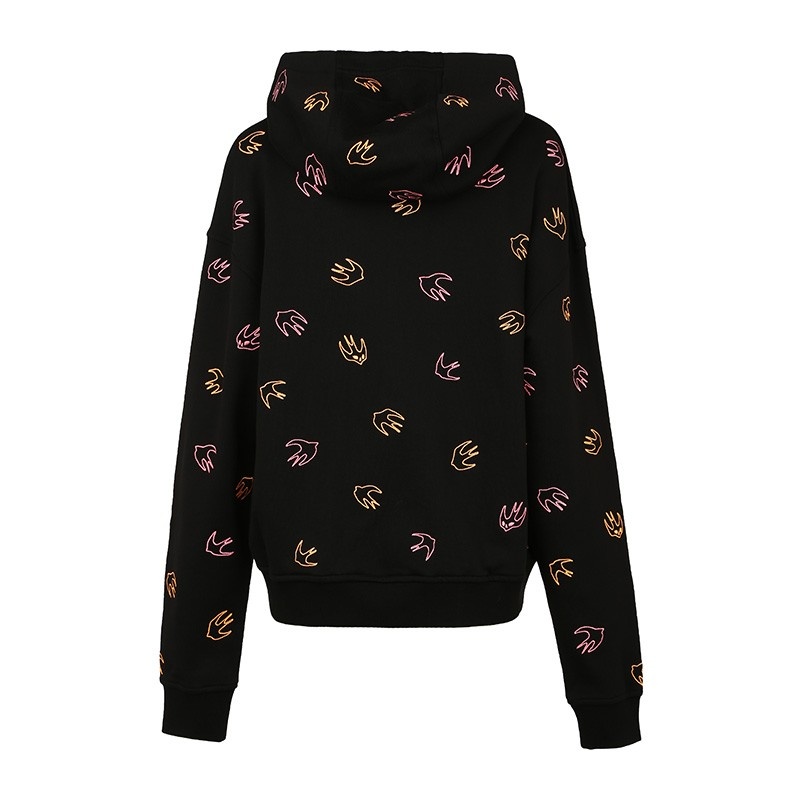 MCQ BY ALEXANDER MCQUEEN SWALLOW EMBROIDERED CASUAL JACKET 