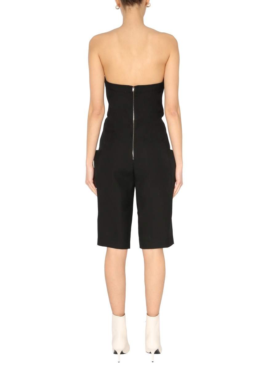 Shop Philosophy Di Lorenzo Serafini Bustier Jumpsuit In Black