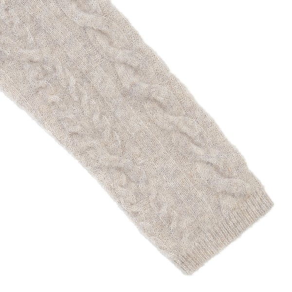 Max Mara Long-sleeved Sweater In Nude