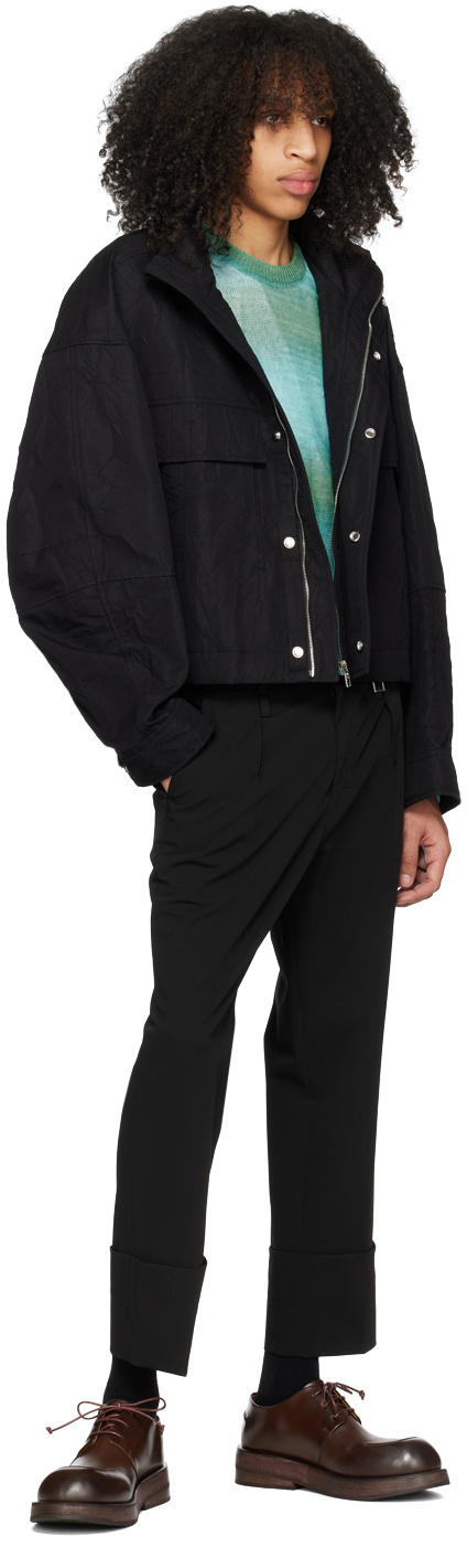 Wooyoungmi Logo Casual Jacket In Black