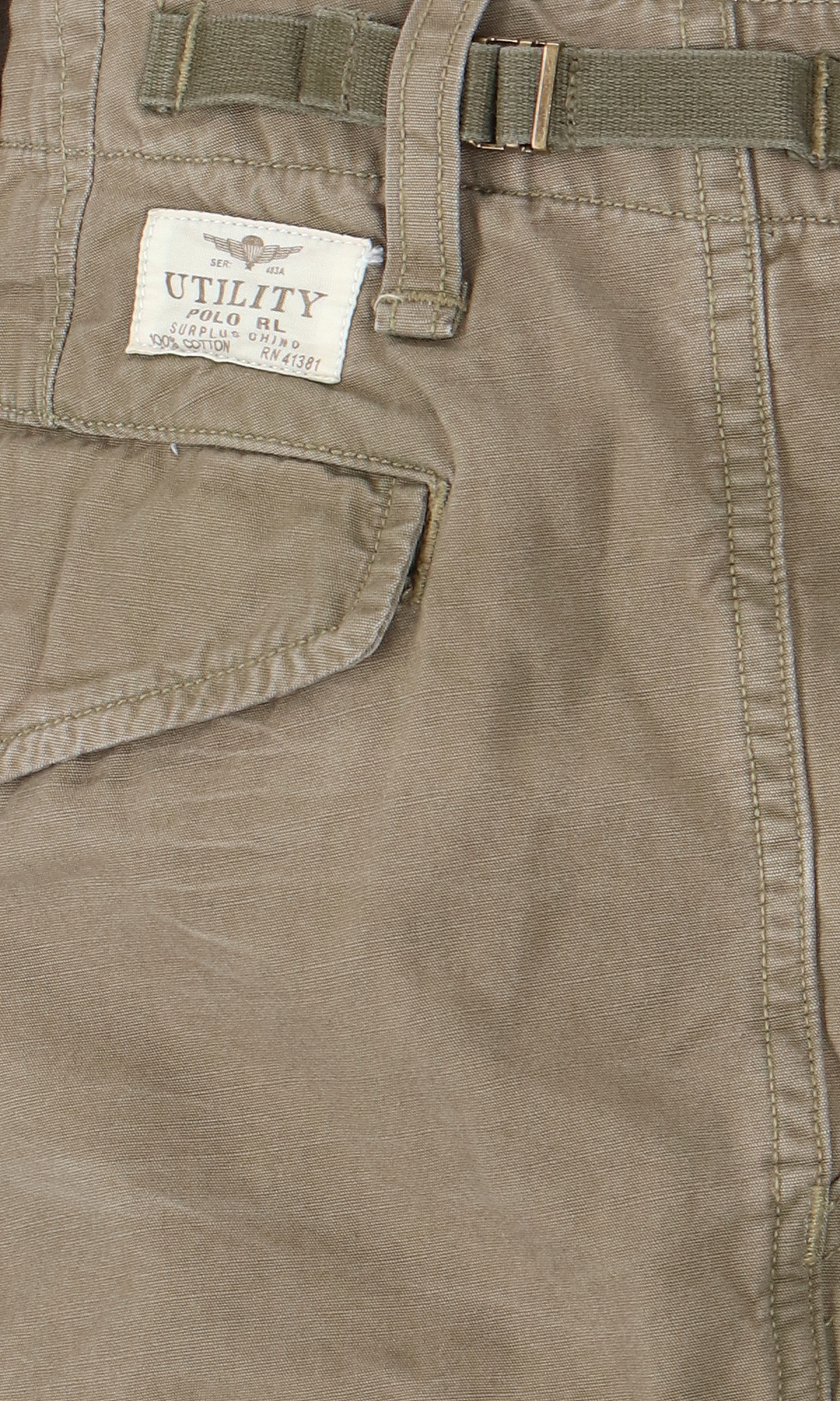 Polo Ralph Lauren Logo Patch Cargo Pants In Gray