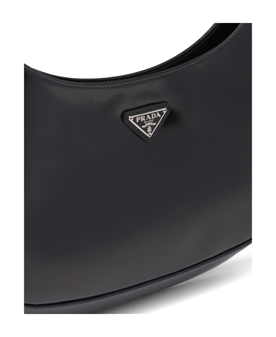Prada Cleo Shoulder Bag In Black