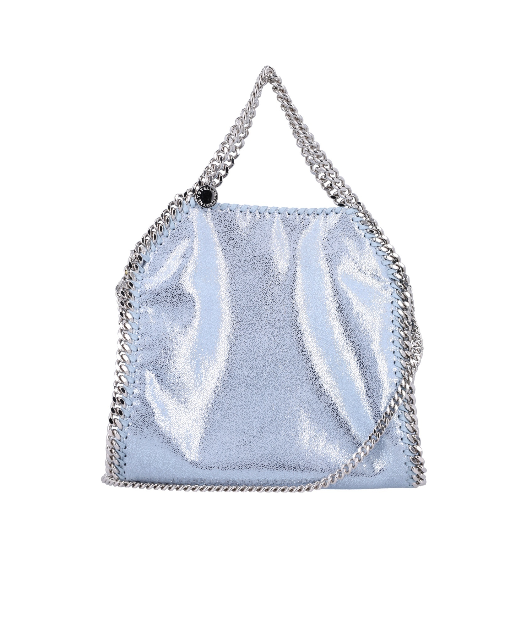 Stella Mccartney Chain Shoulder Bag In Blue