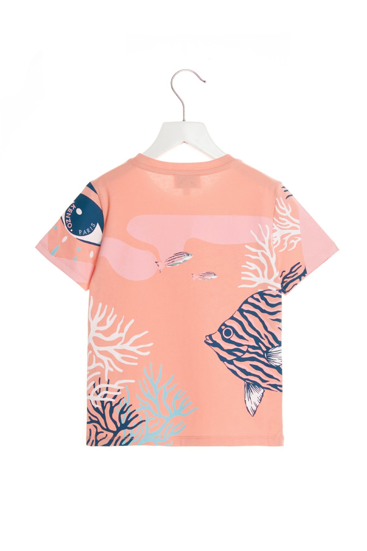 Kenzo Logo Graphic Print T-shirt In Pink