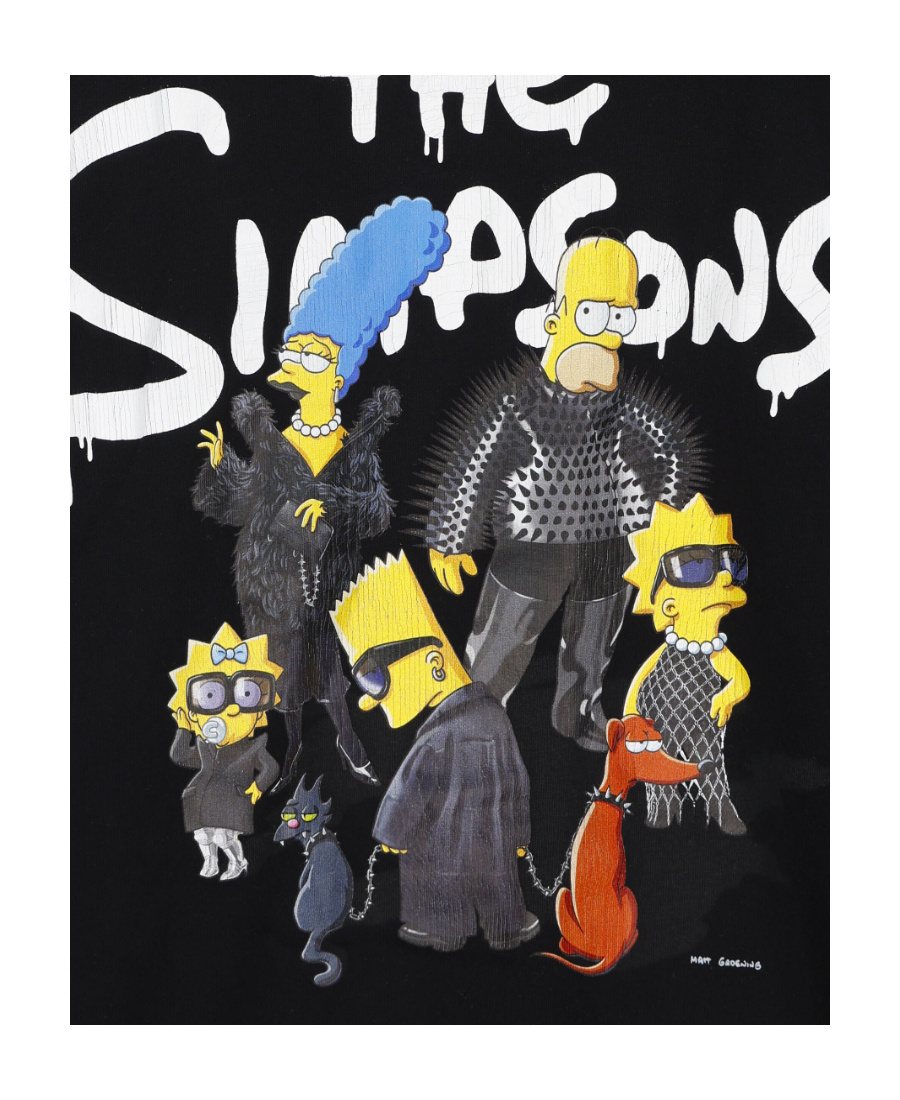 Balenciaga The Simpsons Bomber Jacket In Black