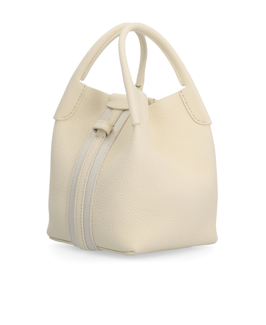 Loro Piana Bale Mini Shoulder Bag In Tender White
