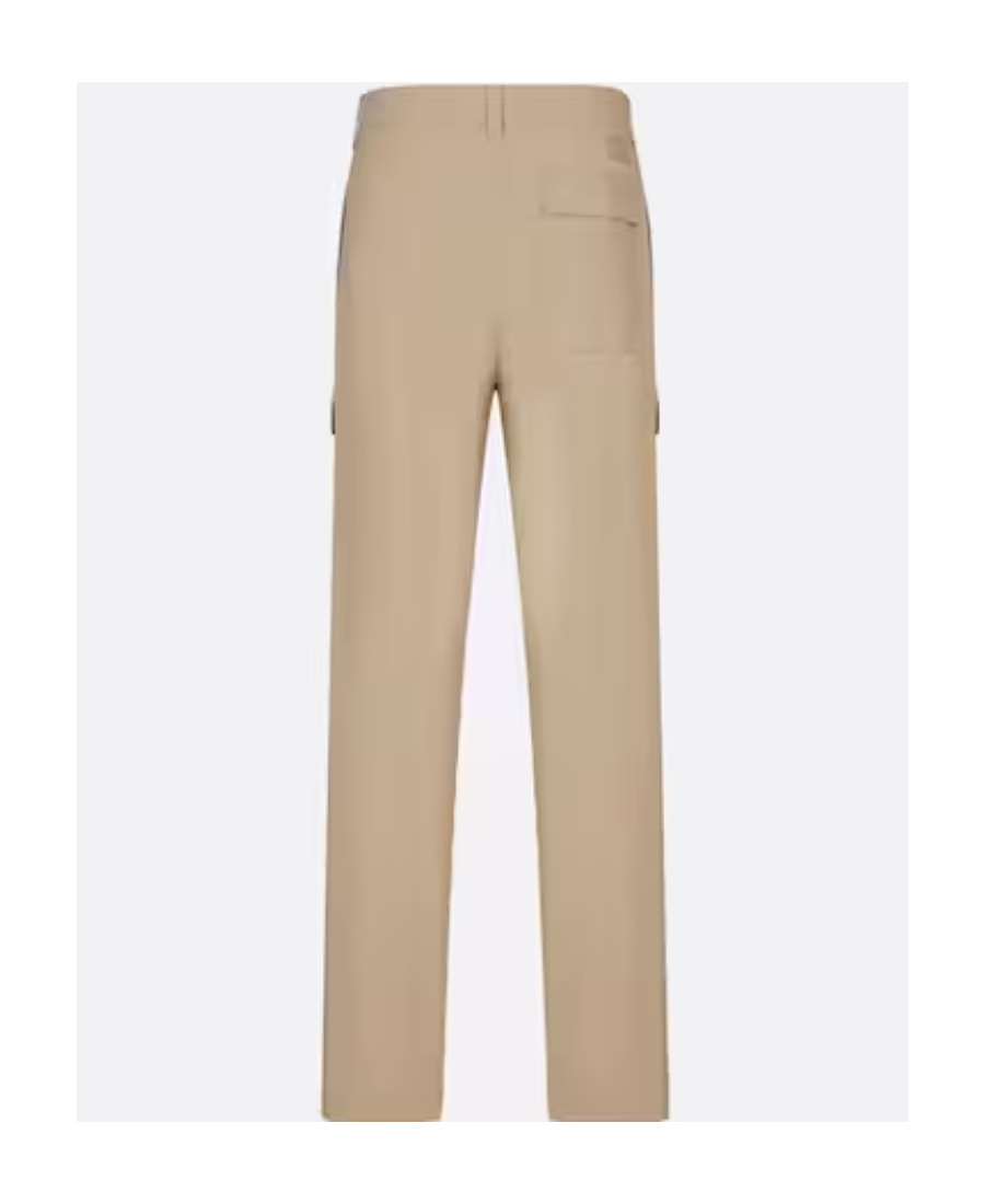 Dior Blended Overalls Casual Pants In Nude