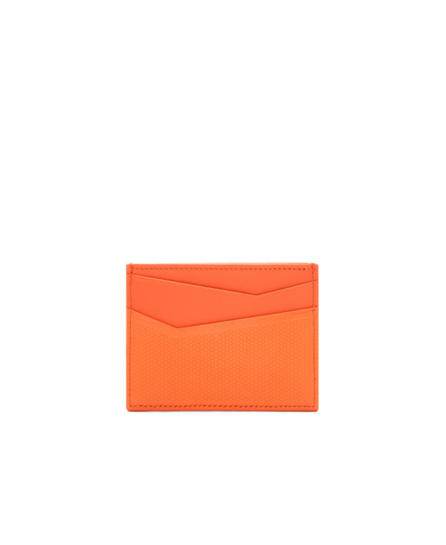 Loewe Puzzle Logo-embossed Cardholder In Orange
