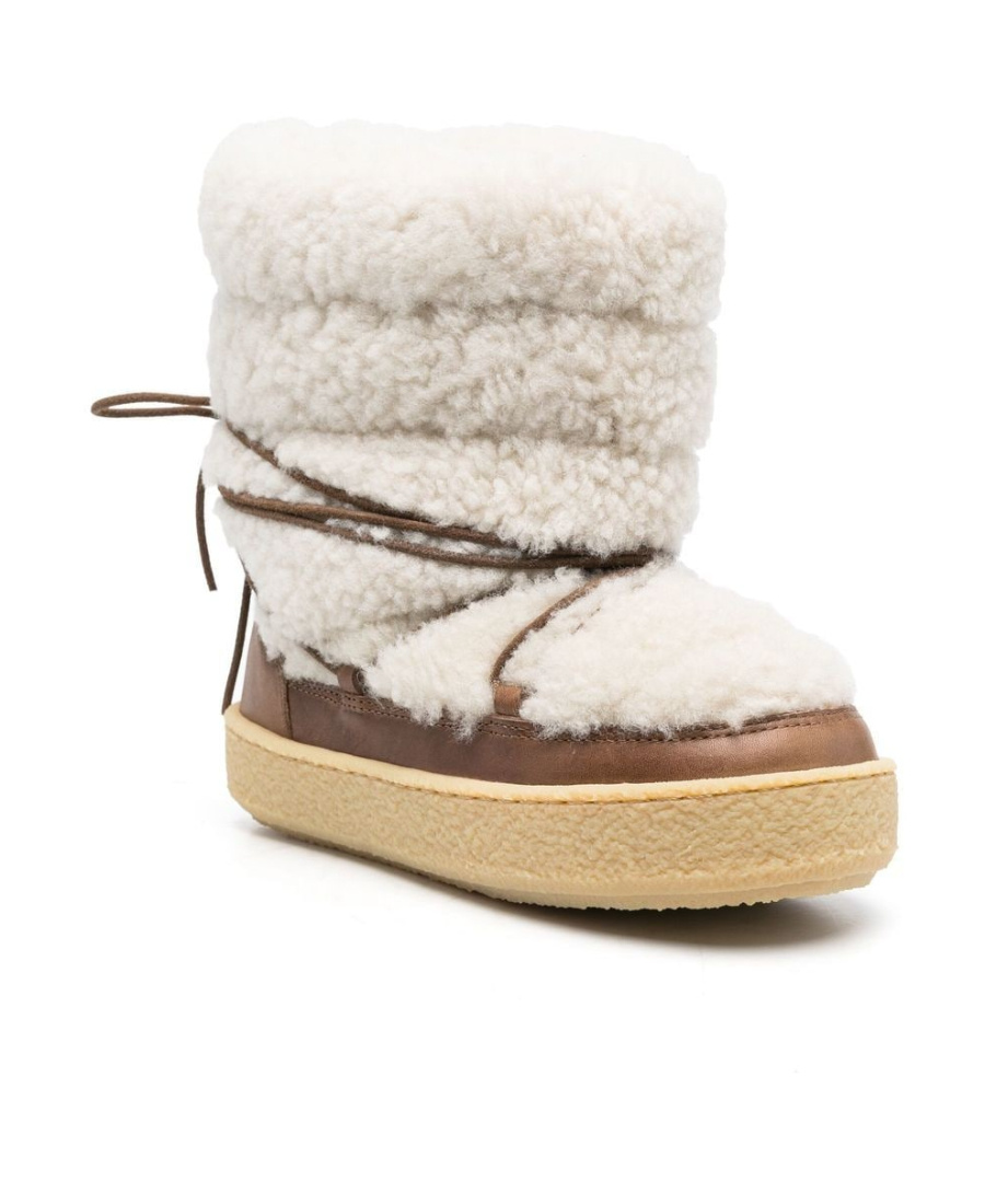 Isabel Marant Off-white Zimlee Snow Boots In Nude