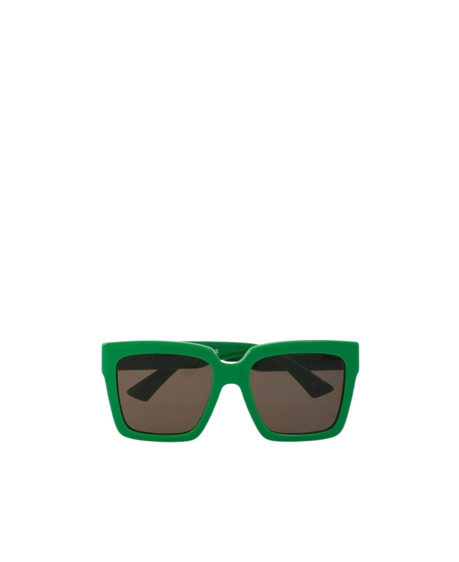 Bottega Veneta Womens Green 6j000394 Bv1212s Rectangle-frame Acetate Sunglasses In Green