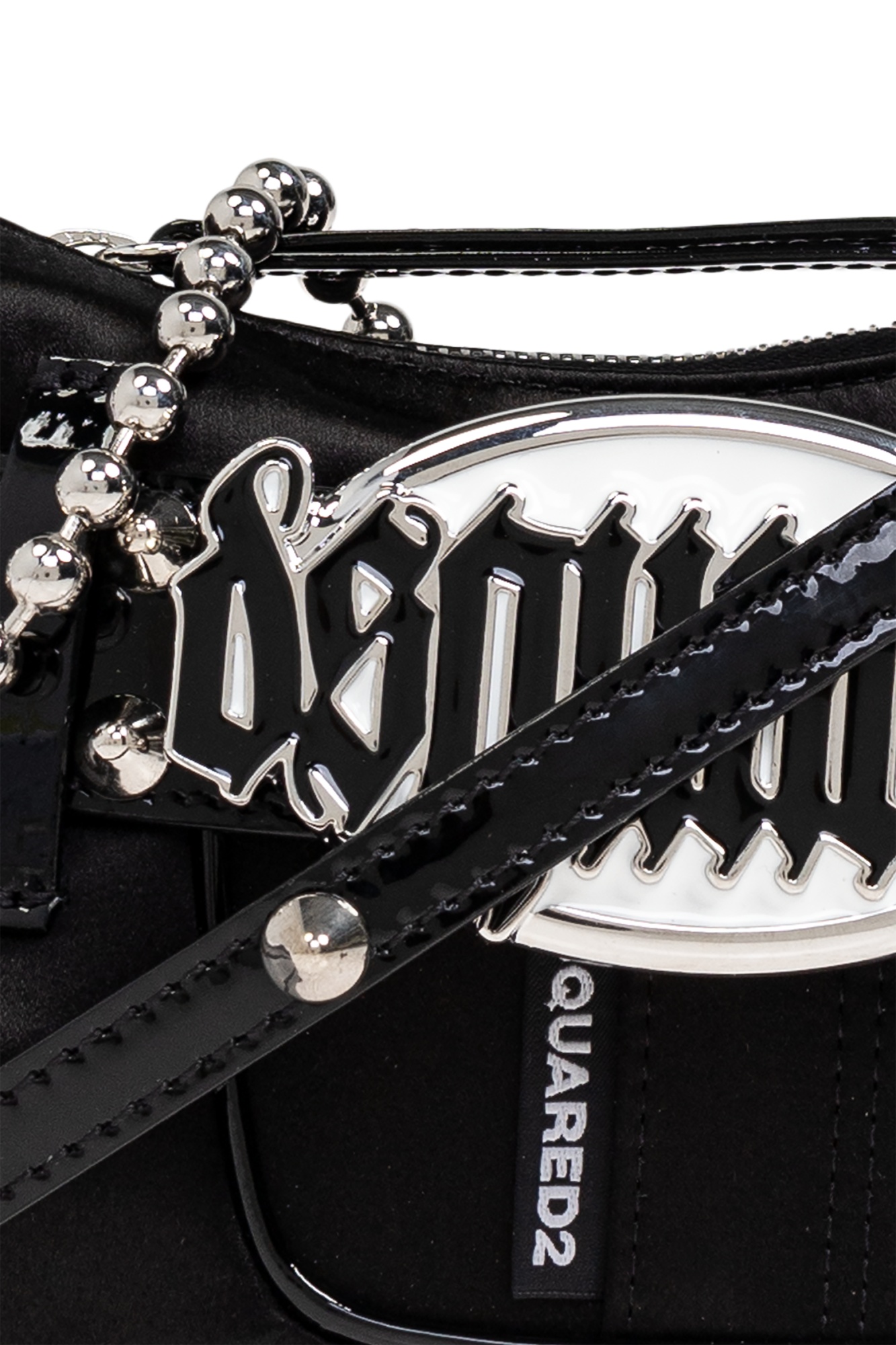 Shop Dsquared2 Mini Gothic Cross Body Bag In Black