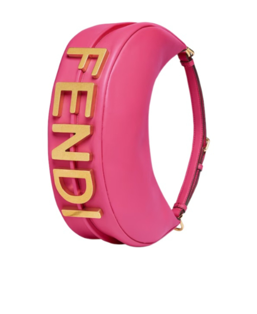 Fendi Small Zipper Handbag In Pink