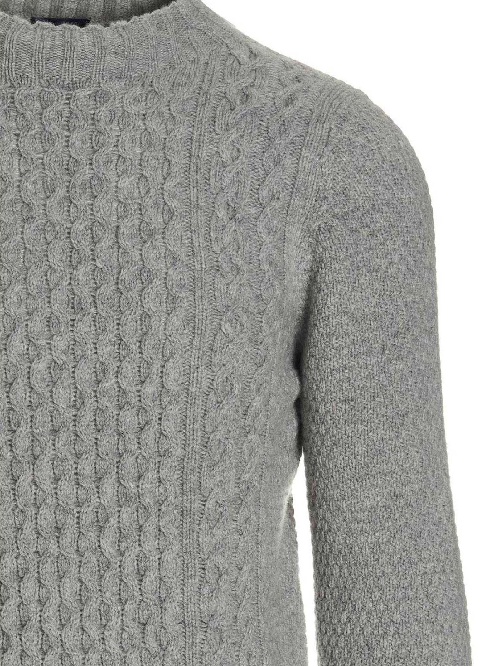 Drumohr Turtle Neck Sweater In Gray