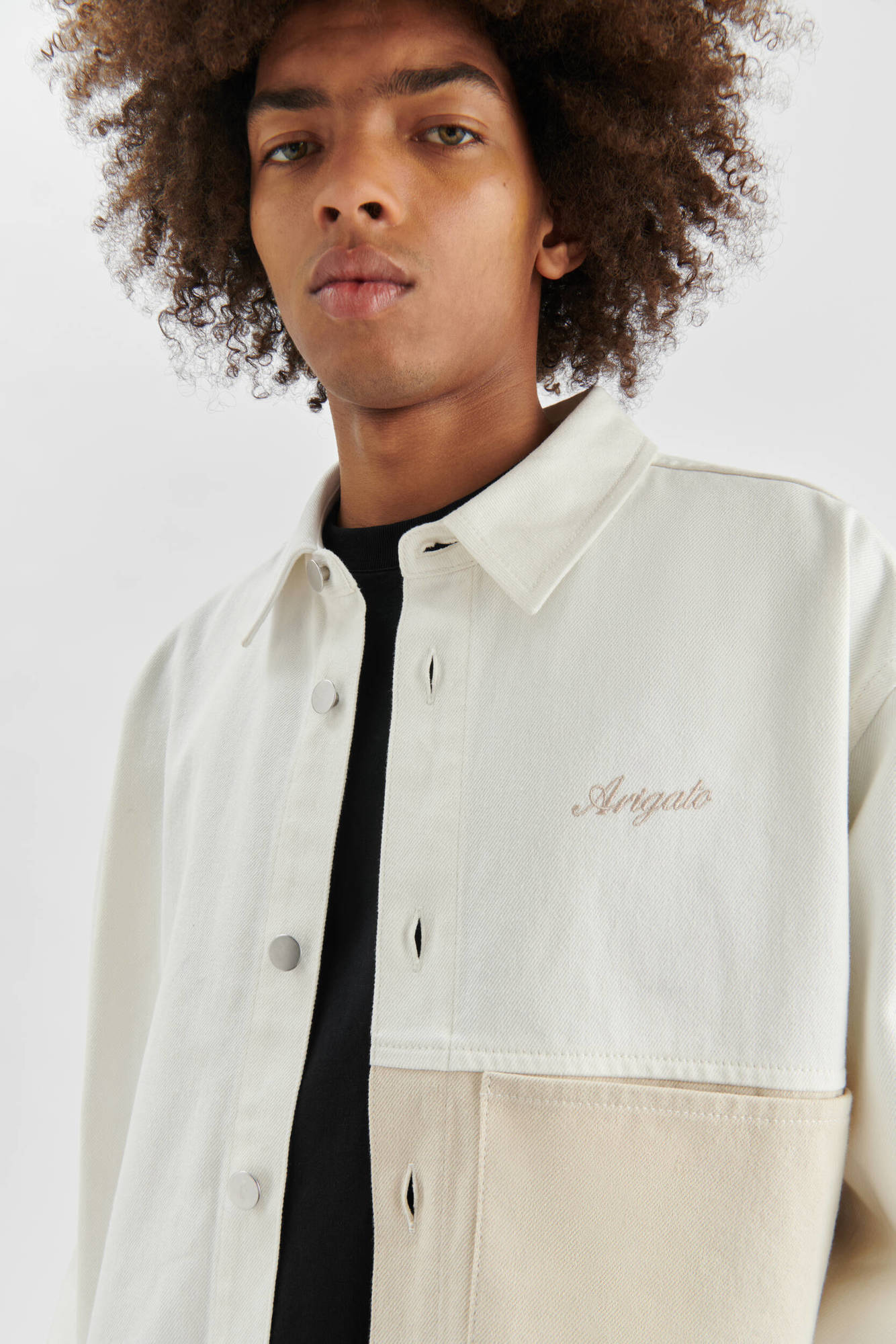 Axel Arigato Plaid Shirt In White