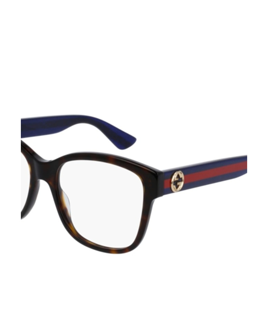 Gucci Eyewear Square Frame Glasses In Black