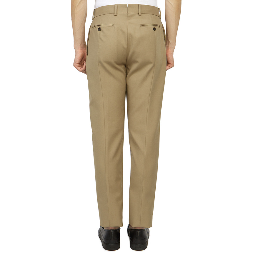 ALEXANDER MCQUEEN PRESSED-CREASE SLIM-CUT TROUSERS