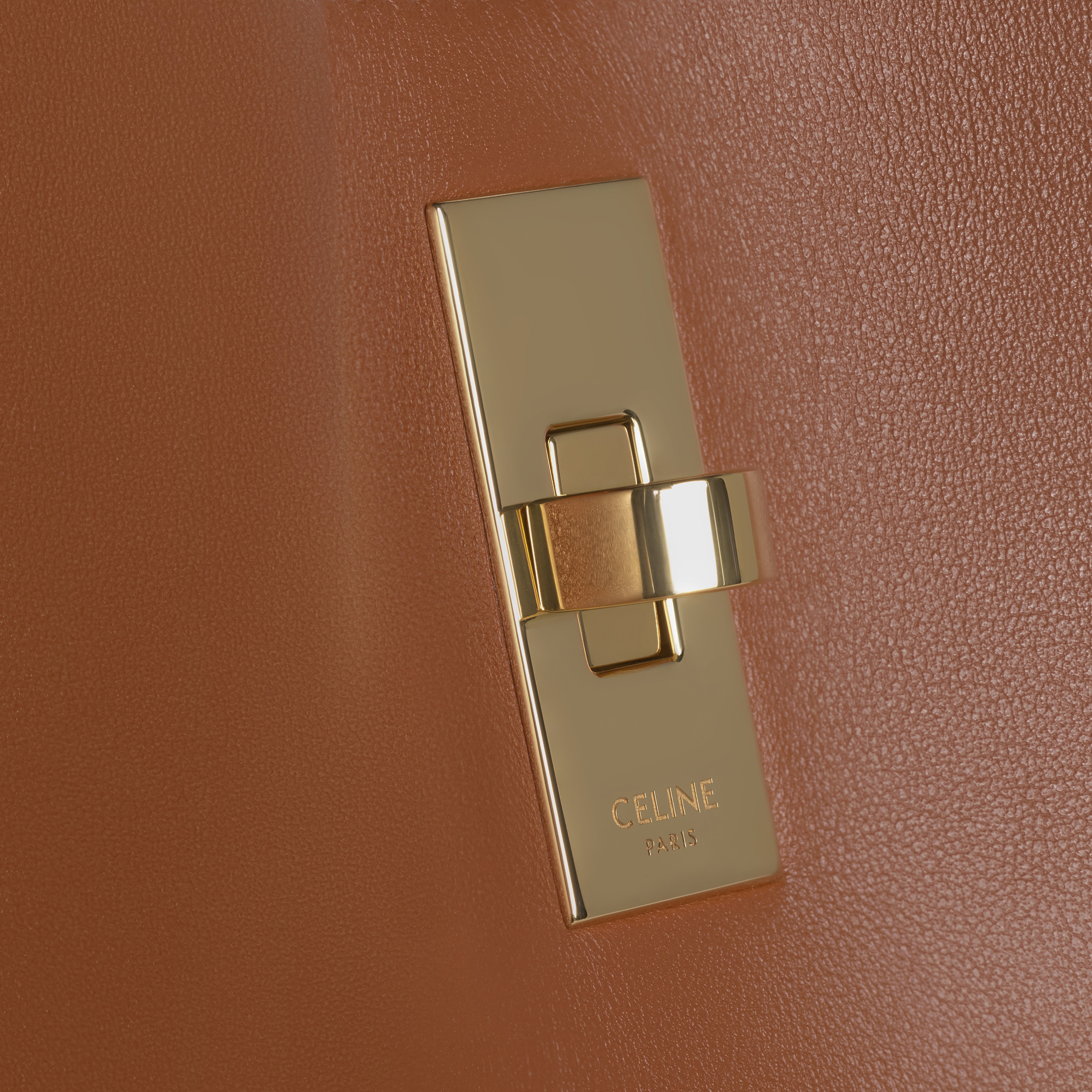Celine Bucket 16 Smooth Cow Leather Bucket Bag In Brown