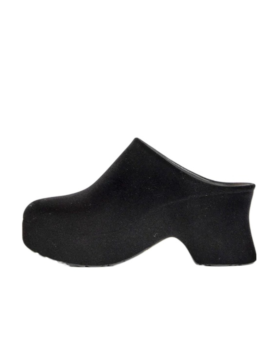 Loewe Terra Muller High Heels With Wood Soles In Black