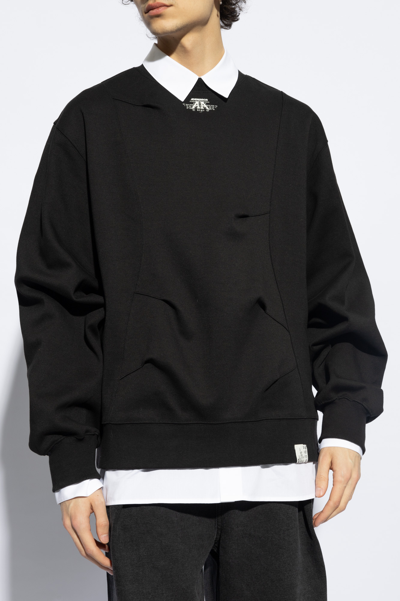 Ader Error Logo Sweater In Black