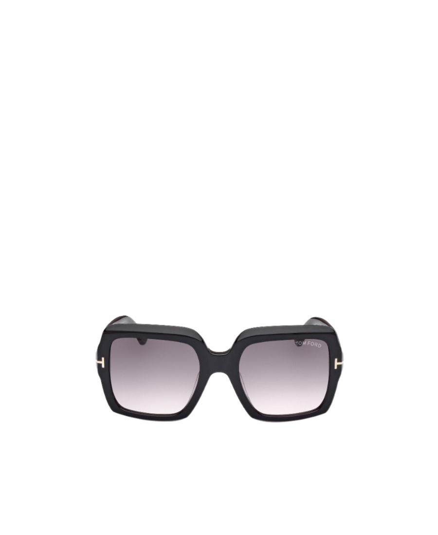 Tom Ford Kaya 54mm Polarized Gradient Square Sunglasses In Gray