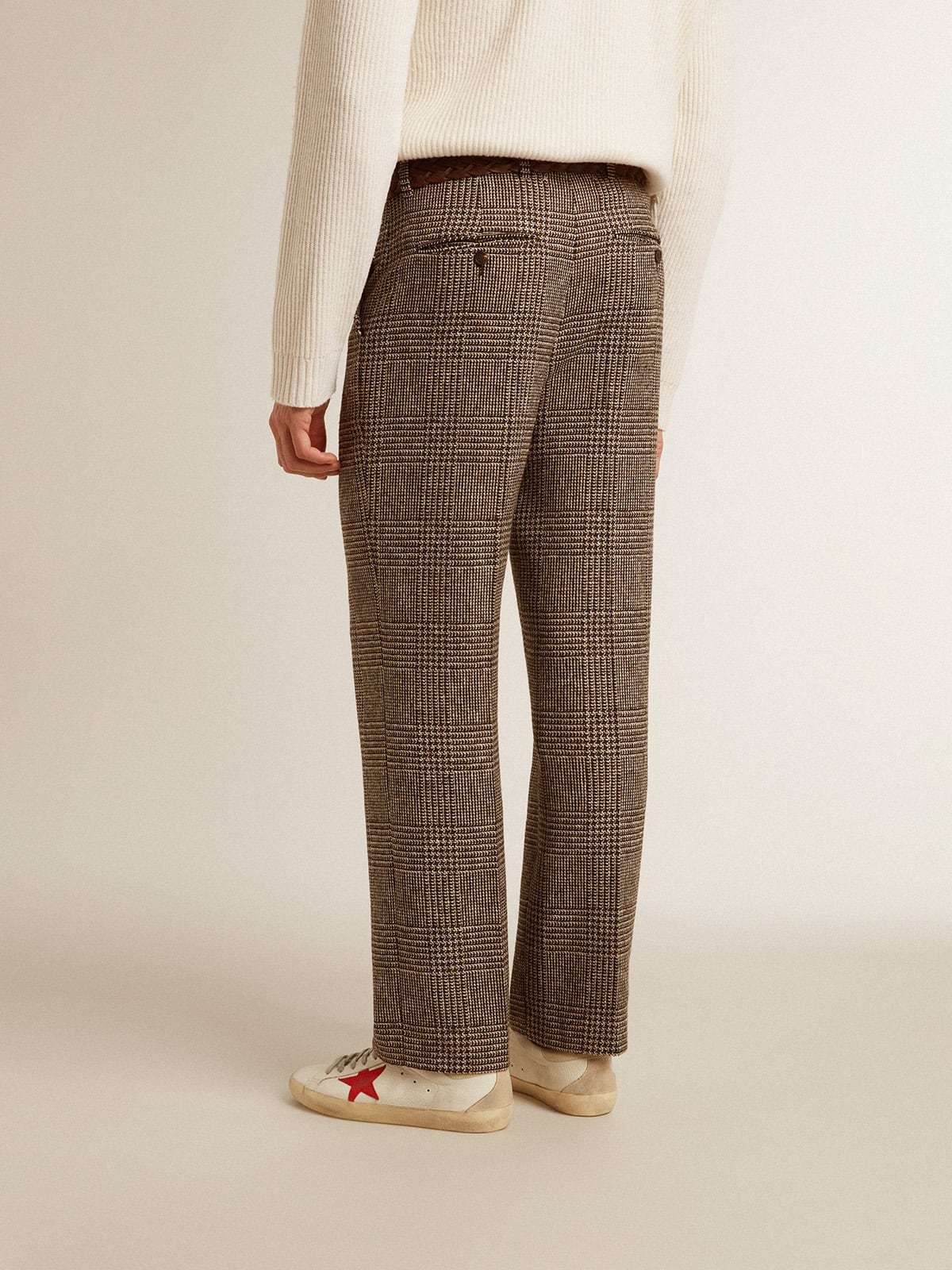 Golden Goose Belt-loop Casual Pants In Brown