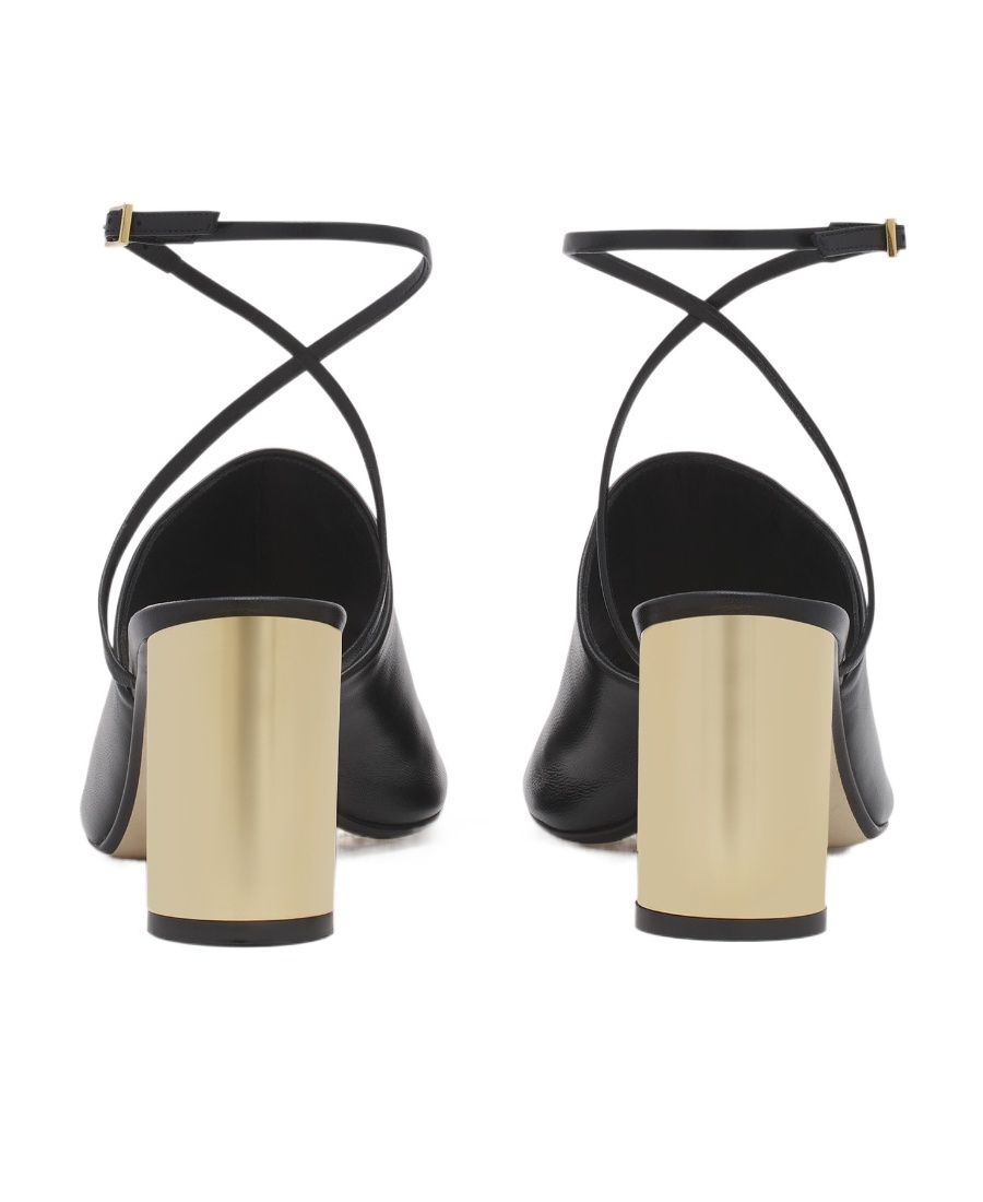 Lanvin Sequence Chunky Mules In Black