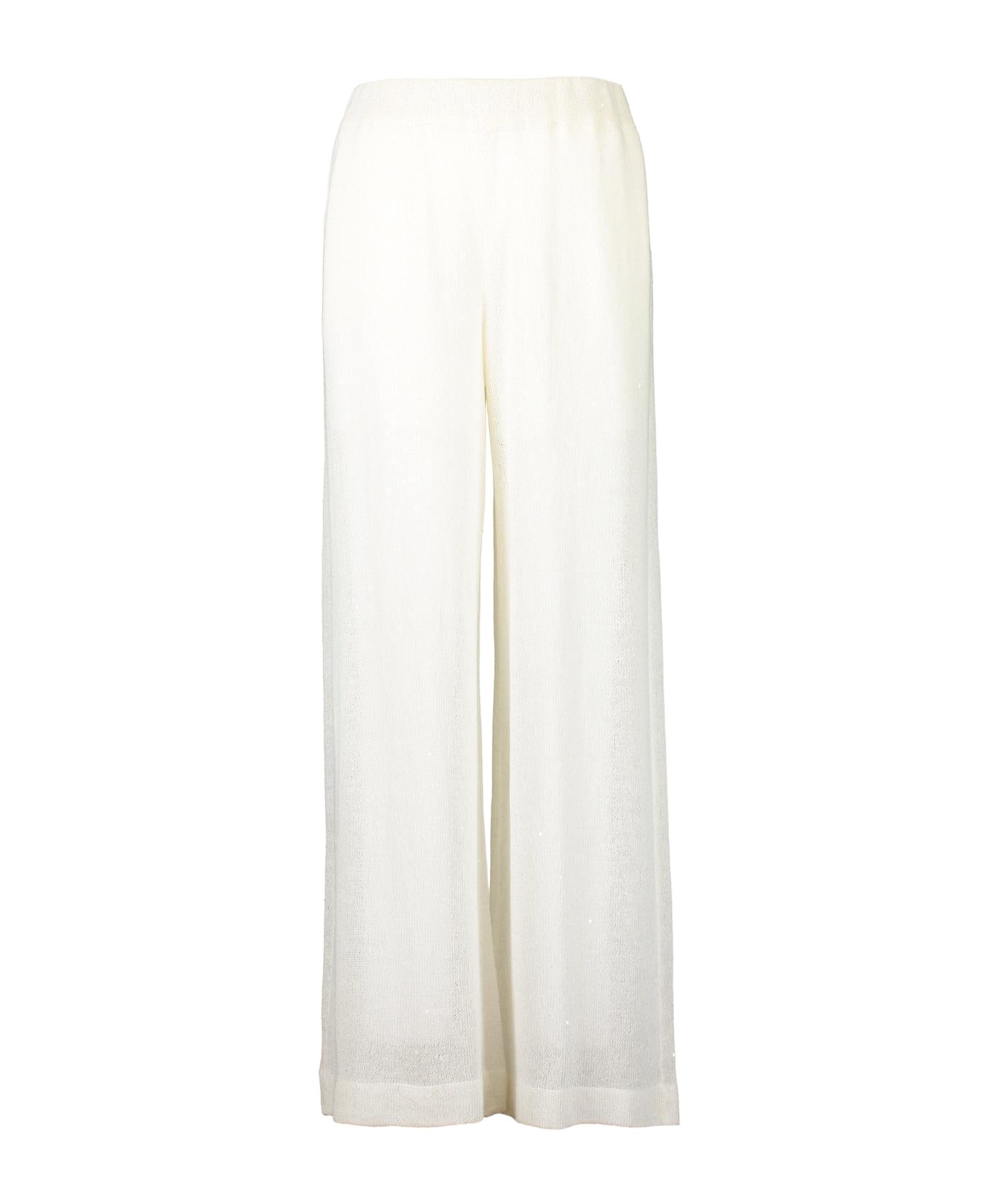 Brunello Cucinelli Straight-leg Casual Pants In White